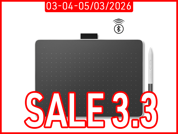 Bảng Vẽ Điện Tử Wacom One M CTC6110WL (Bluetooth, White)