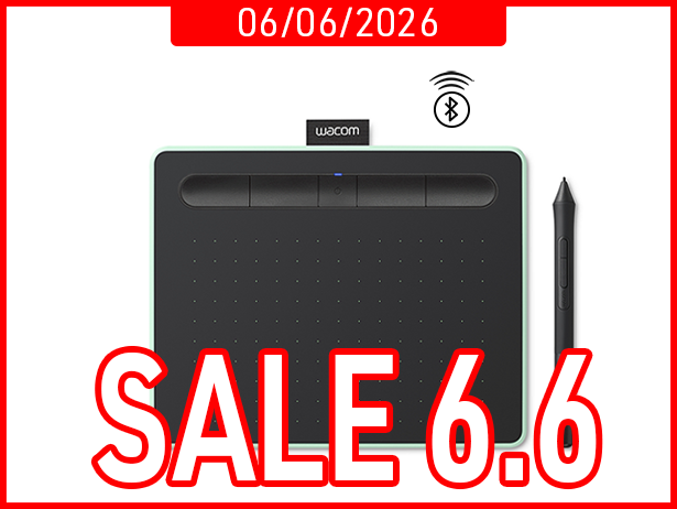 Bảng Vẽ Điện Tử Wacom Intuos S CTL4100WLE (Bluetooth, Green)