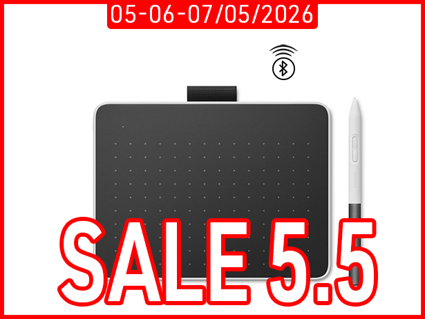 Bảng Vẽ Điện Tử Wacom One S CTC4110WL (Bluetooth, White)