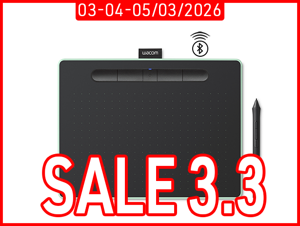 Bảng Vẽ Điện Tử Wacom Intuos M CTL6100WLE (Bluetooth, Green)