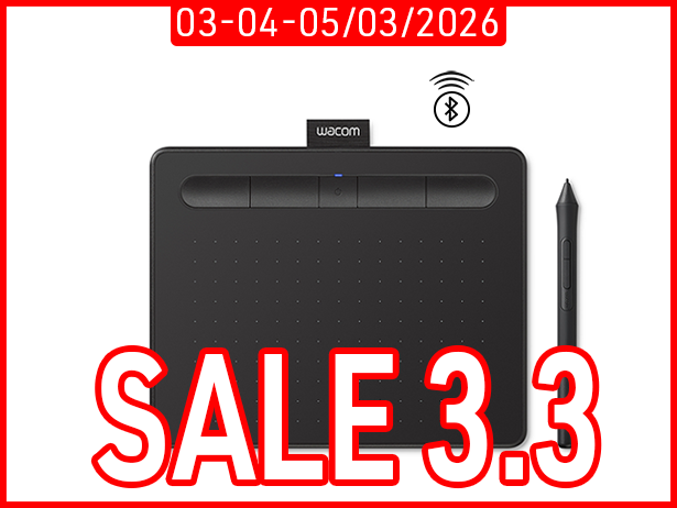 Bảng Vẽ Điện Tử Wacom Intuos S CTL4100WLK (Bluetooth, Black)