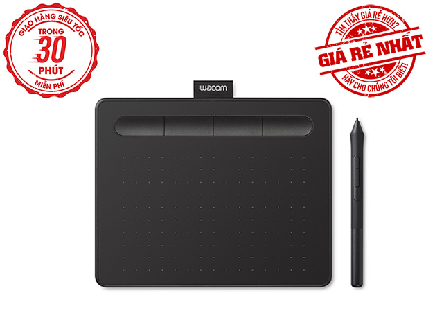 Bảng Vẽ Điện Tử Wacom Intuos S CTL4100 (Black)
