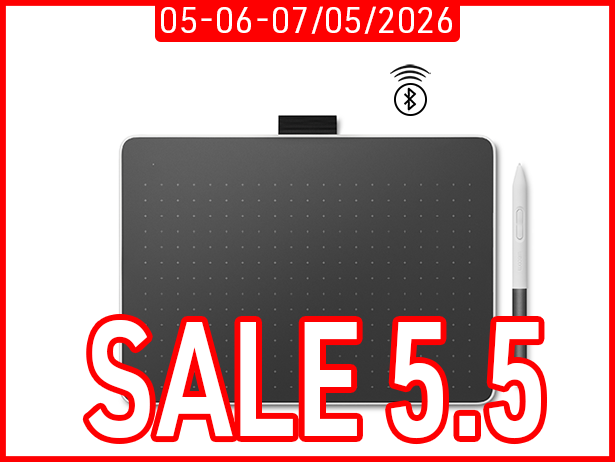 Bảng Vẽ Điện Tử Wacom One M CTC6110WL (Bluetooth, White)