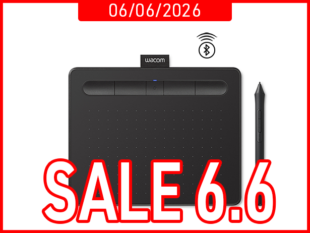 Bảng Vẽ Điện Tử Wacom Intuos S CTL4100WLK (Bluetooth, Black)